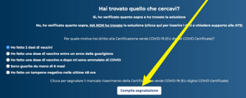 CERTIFICAZIONE VERDE COVID-19 (GREEN PASS)