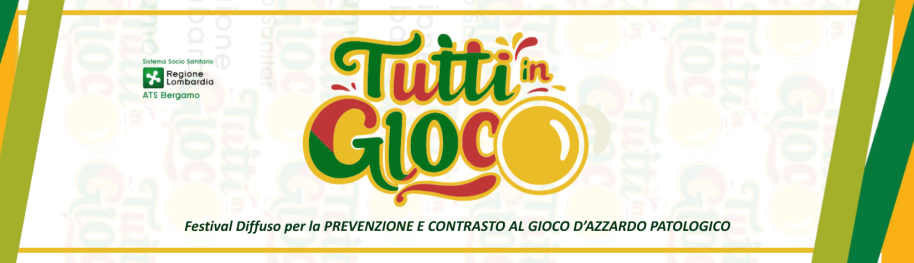 logo del festival tutti in gioco per la prevenzione dal gioco d'azzardo patologico