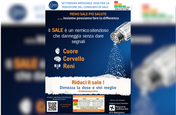 11-17 MAGGIO SETTIMANA MONDIALE PER LA RIDUZIONE DEL CONSUMO DI SALE 2026