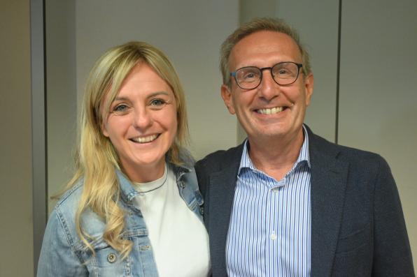 Drssa Barbara Caimi (ATS Bergamo) e dr. Filippo Ghelma (ASST Santi Paolo e Carlo)